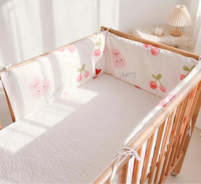 Tour De Lit Respirant Rose Bébé