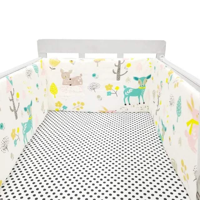 Tour De Lit Bébé Fille Blanc
