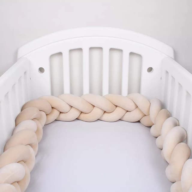 Tour De Lit Tressé Beige