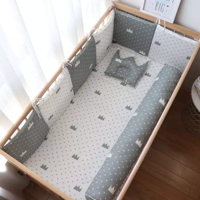Tour De Lit Bebe Fille 70x140 Tresse