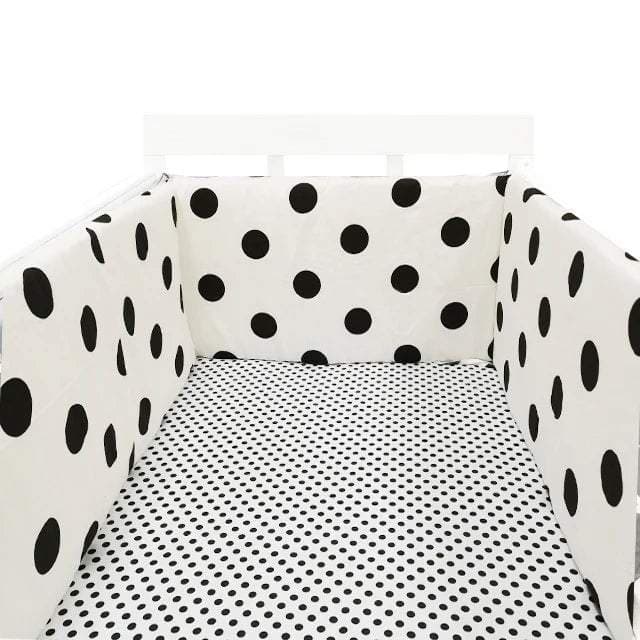 Tour De Lit Bebe Garcon Blanc Gris Bleu