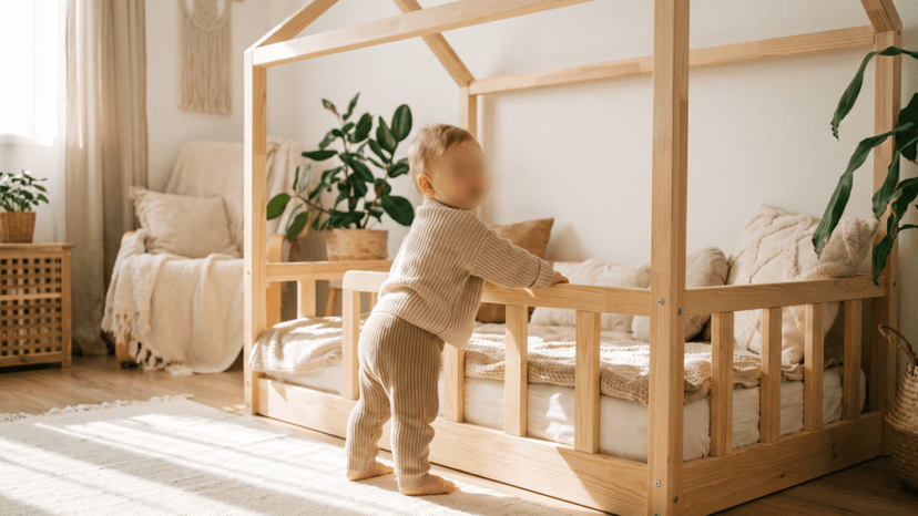 Ramper, se lever : les signes du passage au lit cabane