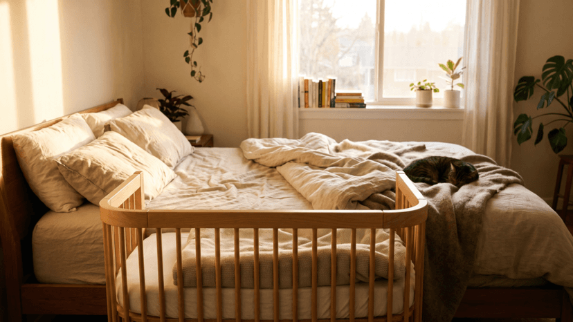 Tour de lit et cododo : compatible avec un berceau à côté ?