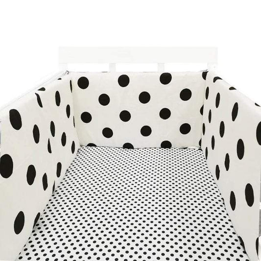 Tour De Lit Bebe Garcon Blanc Gris Bleu